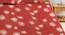 Princessa Bedsheet Set (Red, King Size) by Urban Ladder - Front View Design 1 - 425452