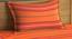 Bordeaux Bedsheet Set (Orange, Single Size) by Urban Ladder - Cross View Design 1 - 425503