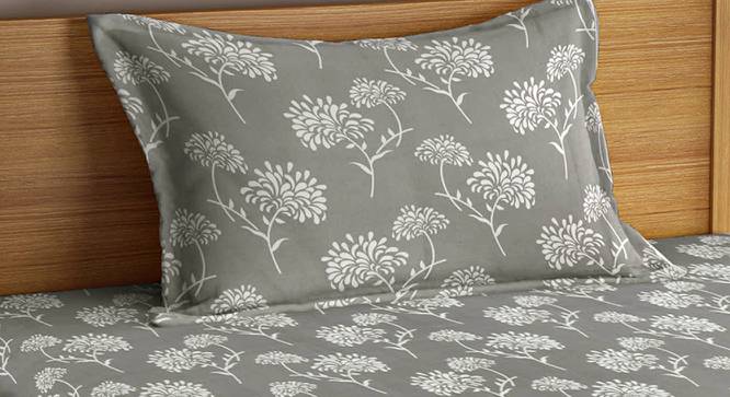 Misti Bedsheet Set (Grey, Single Size) by Urban Ladder - Cross View Design 1 - 425555