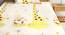 Eliana Bedsheet Set (Yellow, Single Size) by Urban Ladder - Front View Design 1 - 425596