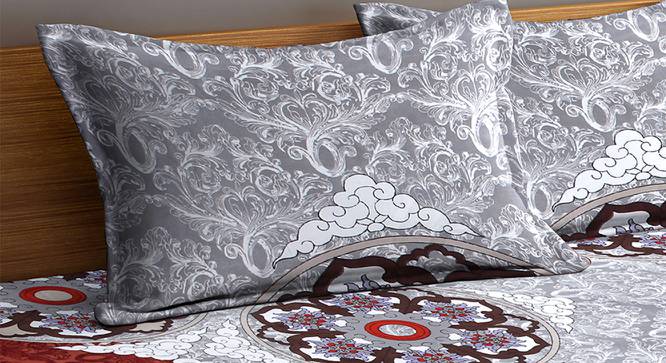 Laurene Bedsheet Set (Grey, King Size) by Urban Ladder - Cross View Design 1 - 425603
