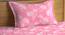 Damon Bedsheet Set (Pink, Single Size) by Urban Ladder - Cross View Design 1 - 425607