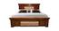 Anders Storage Bed (King Bed Size, Walnut) by Urban Ladder - Front View Design 1 - 425691