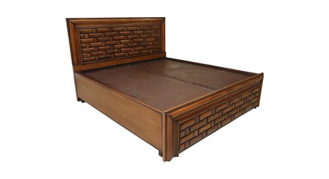 Arsenio Storage Bed (King Bed Size, Walnut) by Urban Ladder - Cross View Design 1 - 425707