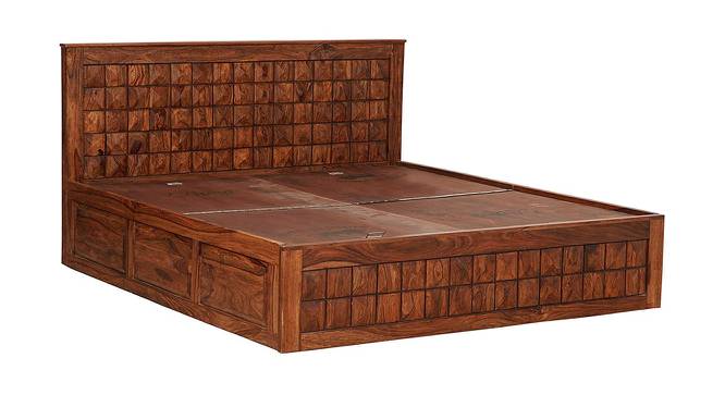 Aragorn Storage Bed (King Bed Size, HONEY) by Urban Ladder - Cross View Design 1 - 425710