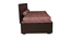 Berlin Sofa Cum Bed With Storage (Dark Brown) by Urban Ladder - Design 1 Side View - 425715