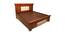 Anders Storage Bed (King Bed Size, Walnut) by Urban Ladder - Design 1 Side View - 425719