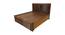 Axel Storage Bed (King Bed Size, Walnut) by Urban Ladder - Design 1 Side View - 425722