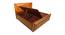 Brianna Storage Bed (King Bed Size, Walnut) by Urban Ladder - Rear View Design 1 - 425733