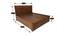 Arsenio Storage Bed (King Bed Size, Walnut) by Urban Ladder - Design 1 Dimension - 425753