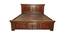 Brian Storage Bed (King Bed Size, Walnut) by Urban Ladder - Front View Design 1 - 425788