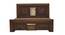 Claudia Storage Bed (King Bed Size, Walnut) by Urban Ladder - Front View Design 1 - 425793