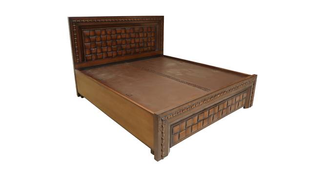 Callan Storage Bed (King Bed Size, Walnut) by Urban Ladder - Cross View Design 1 - 425803