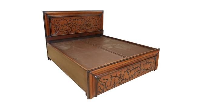 Conall Storage Bed (King Bed Size, Walnut) by Urban Ladder - Cross View Design 1 - 425804