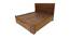 Emerson Storage Bed (King Bed Size, Walnut) by Urban Ladder - Cross View Design 1 - 425805