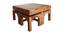 Cato Coffee Table With Stools (HONEY, HONEY Finish) by Urban Ladder - Design 1 Side View - 425815