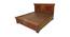 Brian Storage Bed (King Bed Size, Walnut) by Urban Ladder - Design 1 Side View - 425816