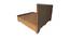 Emerson Storage Bed (King Bed Size, Walnut) by Urban Ladder - Design 1 Side View - 425819