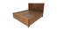 Ezekiel Storage Bed (King Bed Size, Walnut) by Urban Ladder - Design 1 Side View - 425820