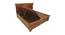 Brian Storage Bed (King Bed Size, Walnut) by Urban Ladder - Rear View Design 1 - 425830