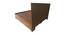 Conall Storage Bed (King Bed Size, Walnut) by Urban Ladder - Rear View Design 1 - 425832