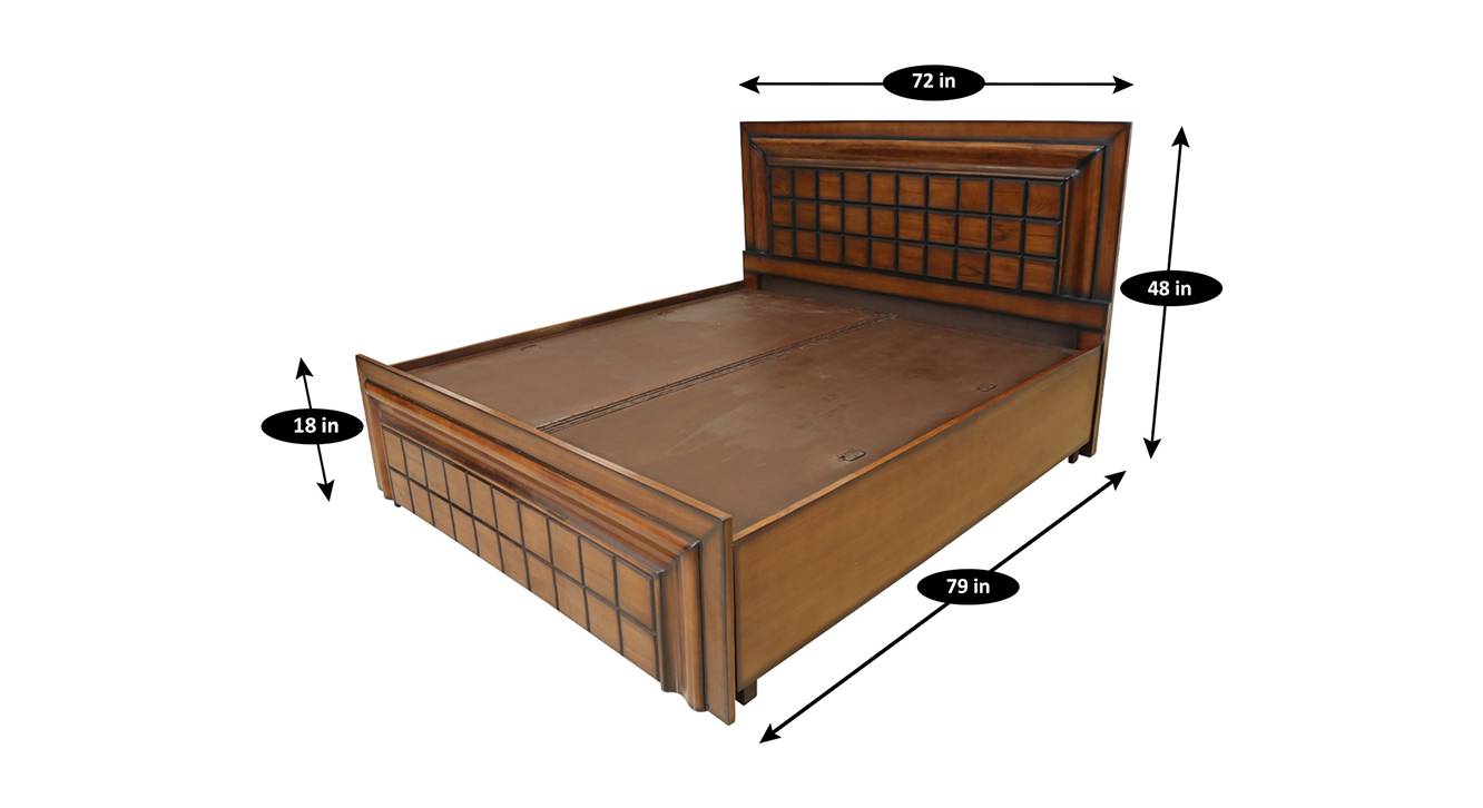 Emerson storage bed walnut 6