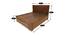 Emerson Storage Bed (King Bed Size, Walnut) by Urban Ladder - Design 1 Dimension - 425857