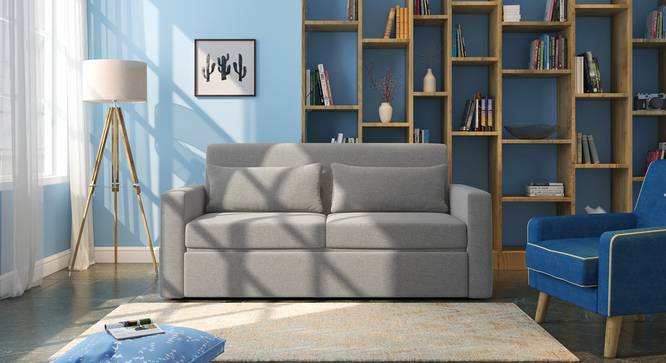 Camden Sofa Cum Bed (Vapour Grey) by Urban Ladder - Full View - 425868