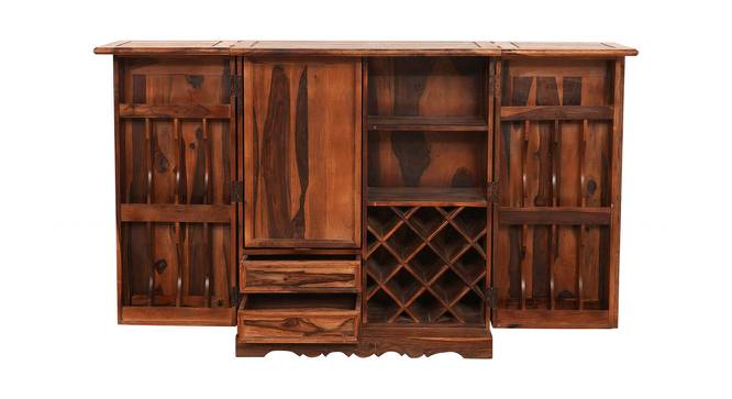 Jason Bar Cabinet (HONEY, HONEY Finish) by Urban Ladder - Front View Design 1 - 425892