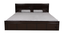 Patrice Sofa Cum Bed With Storage (Dark Brown) by Urban Ladder - Design 1 Side View - 425912