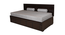 Patrice Sofa Cum Bed With Storage (Dark Brown) by Urban Ladder - Rear View Design 1 - 425924