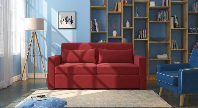 Camden Sofa Cum Bed (Salsa Red) by Urban Ladder - Full View Design 1 - 425969