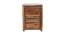 Stanley Bedside Table (Walnut) by Urban Ladder - Front View Design 1 - 425977