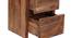 Viviana Bedside Table (Walnut) by Urban Ladder - Design 1 Close View - 426002