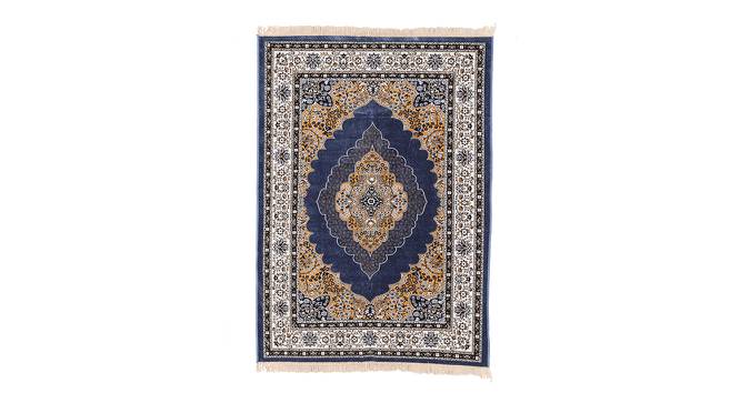 Kaylee Carpet (Blue, Rectangle Carpet Shape, 13 x 18 cm  (5" x 7") Carpet Size) by Urban Ladder - Front View Design 1 - 426037