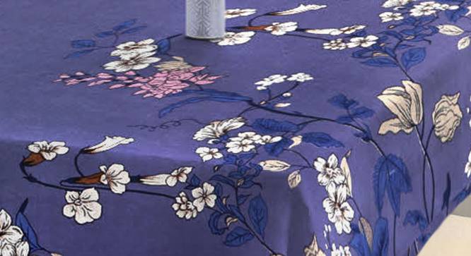 Zuri Table Cover (Blue, Free Size) by Urban Ladder - Front View Design 1 - 426170