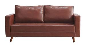 Mike Leatherette Sofa (Brown)