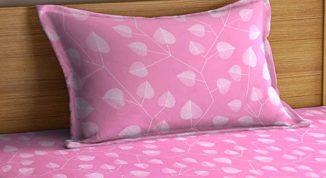 Zeke Bedsheet Set (Pink, Single Size) by Urban Ladder - Cross View Design 1 - 426230