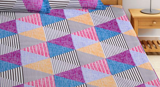 Orrie Bedsheet Set (King Size, Multicolor) by Urban Ladder - Front View Design 1 - 426300