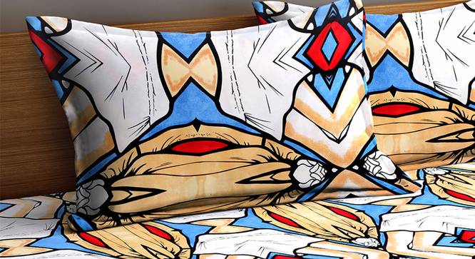 Ives Bedsheet Set (King Size, Multicolor) by Urban Ladder - Cross View Design 1 - 426305