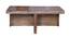 Oswald Coffee Table with 2 Stools (Walnut Finish, Walnut) by Urban Ladder - Front View Design 1 - 426329
