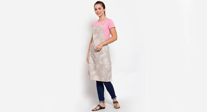 Madison Apron (Grey) by Urban Ladder - Front View Design 1 - 426468