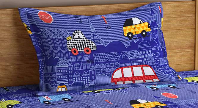 Winthrop Bedsheet Set (Single Size, Multicolor) by Urban Ladder - Cross View Design 1 - 426485