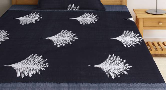 Wystan Bedsheet Set (Grey, Single Size) by Urban Ladder - Front View Design 1 - 426519