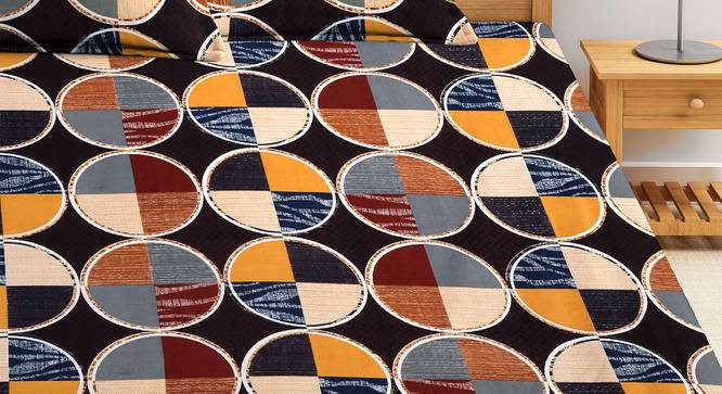 Savann Bedsheet Set (King Size, Multicolor) by Urban Ladder - Front View Design 1 - 426599