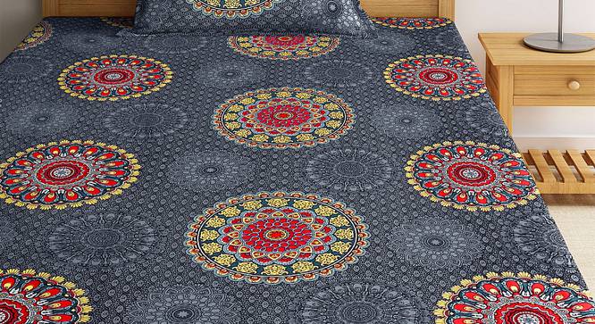 Toro Bedsheet Set (Grey, Single Size) by Urban Ladder - Front View Design 1 - 426603