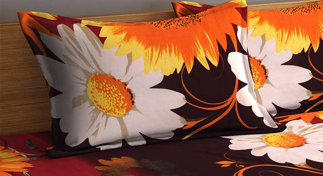 Shasta Bedsheet Set (King Size, Multicolor) by Urban Ladder - Cross View Design 1 - 426606