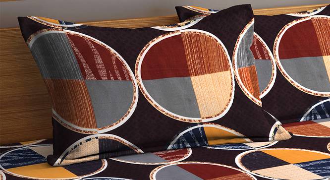 Savann Bedsheet Set (King Size, Multicolor) by Urban Ladder - Cross View Design 1 - 426607