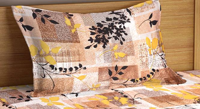 Westie Bedsheet Set (Brown, Single Size) by Urban Ladder - Cross View Design 1 - 426645