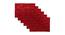 Leia Table Mat Set of 6 (Red) by Urban Ladder - Design 1 Side View - 426760